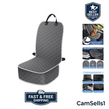 Dog Car Seat Covers, Waterproof Front Seat Cover Scratch-Proof, Nonslip Pet...