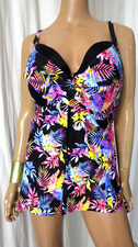 NWT FULLFITALL 2 PIECE PLUS SZ 24 UNDERWIRE SWIMDRESS BATHING SUIT SWIM SUIT