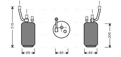 FDD274 AVA QUALITY COOLING Trockner, Klimaanlage für FORD
