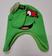 Beanie Cap - Teenage Mutant Ninja Turtles TMNT Raphael Red Mitten Set NEW Hat