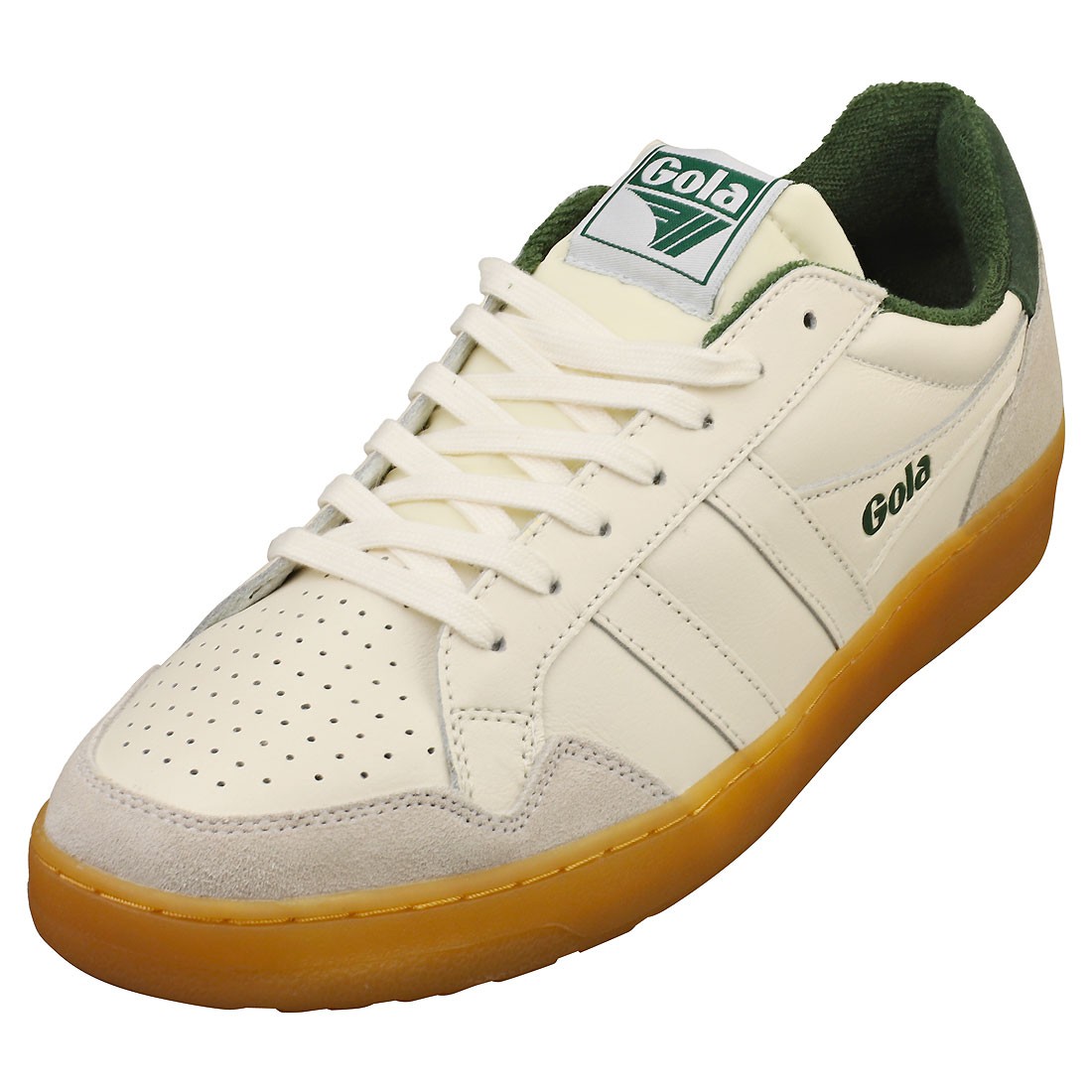 FILA Gola Eagle 86 Scarpe da Tennis Bianche e Verde per Uomo
