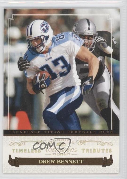 2006 Donruss Classics Timeless Tributes Gold 2/25 Drew Bennett #97 0a1
