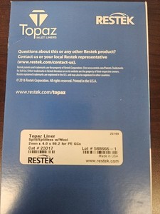 Restek Inlet Topaz Liners GC Inlet PERKIN Elmer