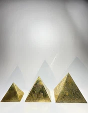 pyramids– Egyptian Handmade – copper – Handmade –copper pyramids – Collectible 