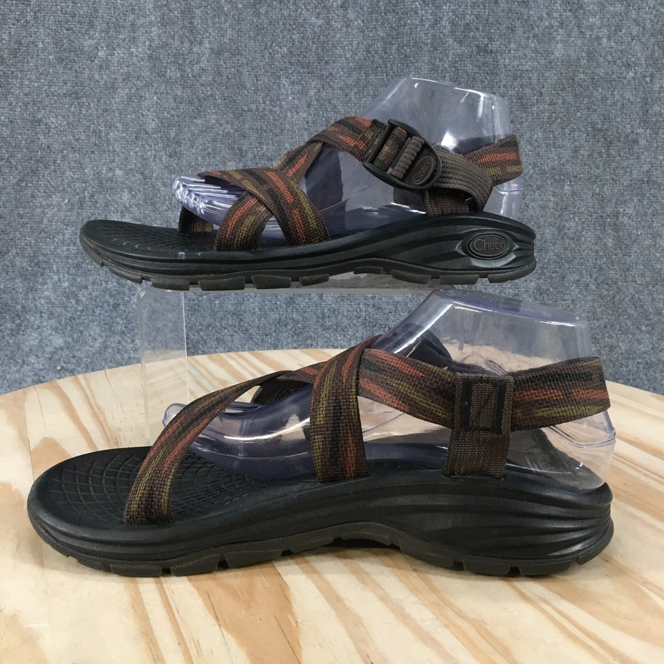 Chaco 凉鞋男式 9 Z/VOLV 徒步绑带棕色舒适露趾 JCH108401 — 第 2/4 张图片