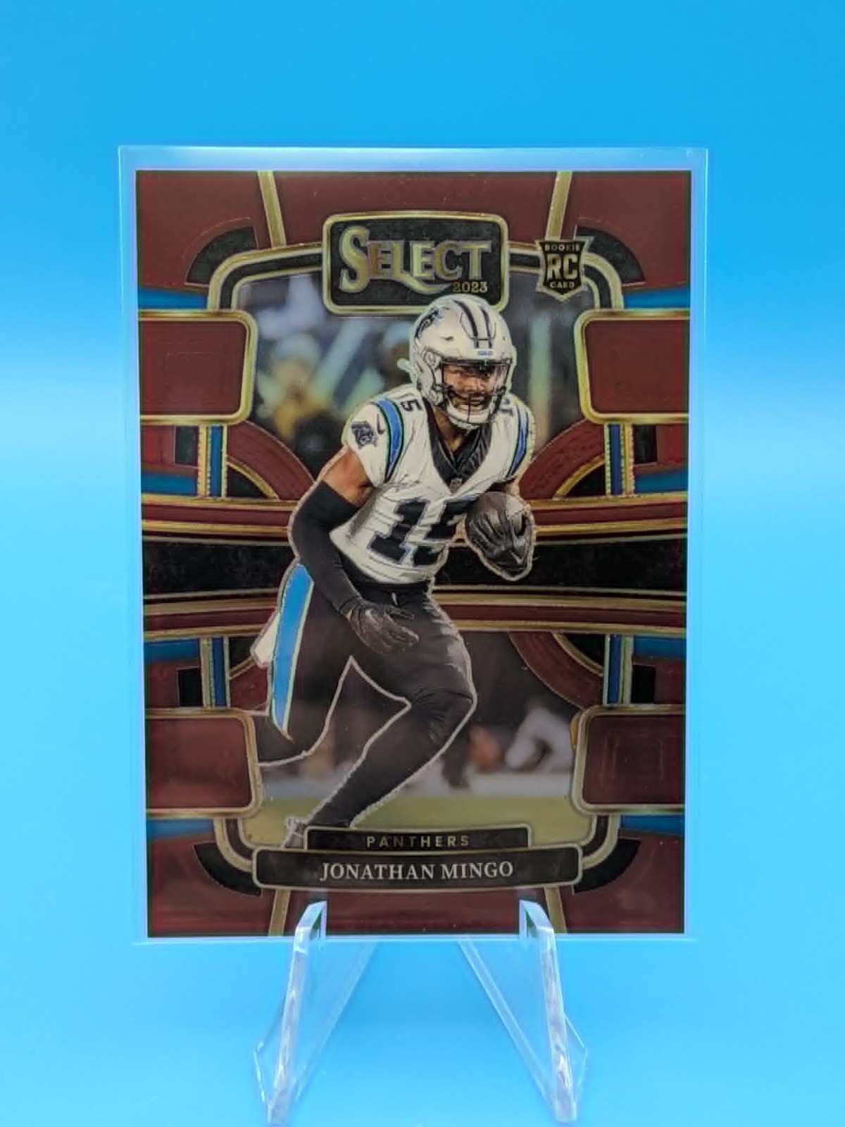 2023 Panini Select - Concourse Jonathan Mingo #16 Maroon Prizm /149 (RC)