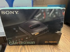 CD Player Sony Discman D-180K 16-bit R2R DAC 1992 Serviced Tested Works