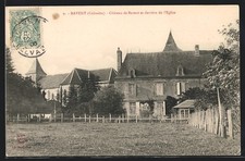 CPA Bavent, Château de Bavent et derriére de l´Eglise 1906 