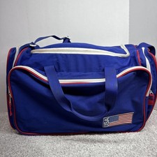 USA Duffle Bag Blue Large Travel Bag AROUND 23"WIDE.
