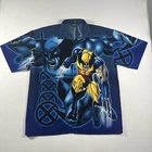 Marvel Wolverine XMen Shirt Size 2XL Vintage 2001 Changes Brand All Over Print