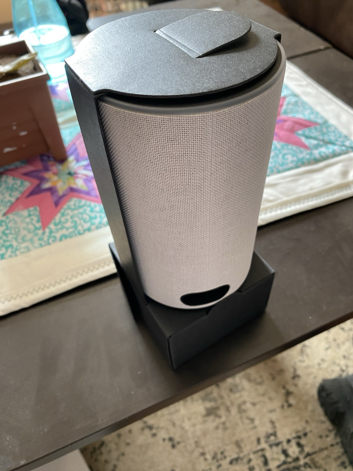 Amazon Echo 2nd Gen Smart Assistant in Sandstone Fabric with Alexa