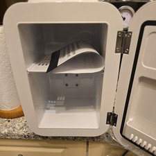 Abode White Mini Fridge 4L Table Top Cooler & Warmer For Drinks A4CLR201W