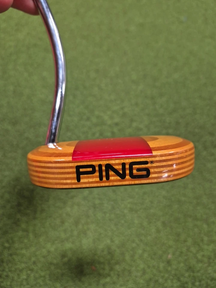 Vintage Ping Danser Putter 36" RH Wooden Head Made in U.S.A. With Headcover - Image 4 of 4