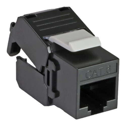 Cablenet Cat6 UTP Keystone Toolless Jack Black