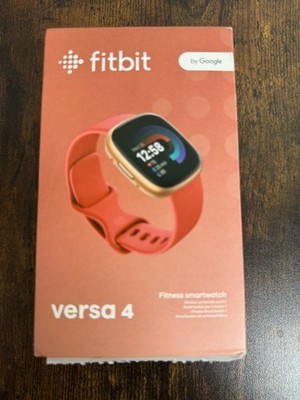 Fitbit - Versa 4 Fitness Smartwatch FB523RGRW - Copper Rose -