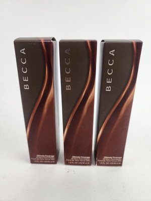 Becca Ultimate Coverage 24 Hour Foundation Tonka 6W3 1.0 Fl Oz. New (3 Pack) 