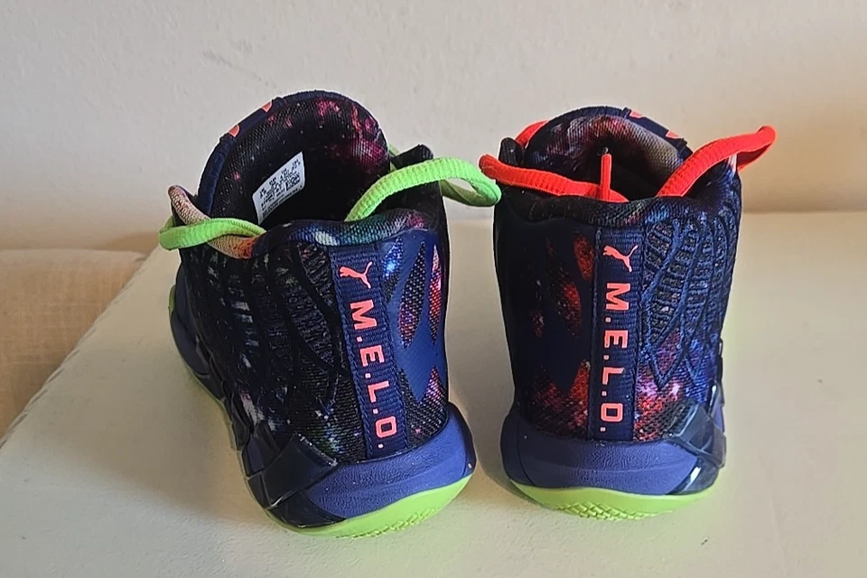 Puma MB.01 MB1 Galaxy LaMelo Ball Elektro Blue Green Gec Size 4.5C - Image 3 of 4