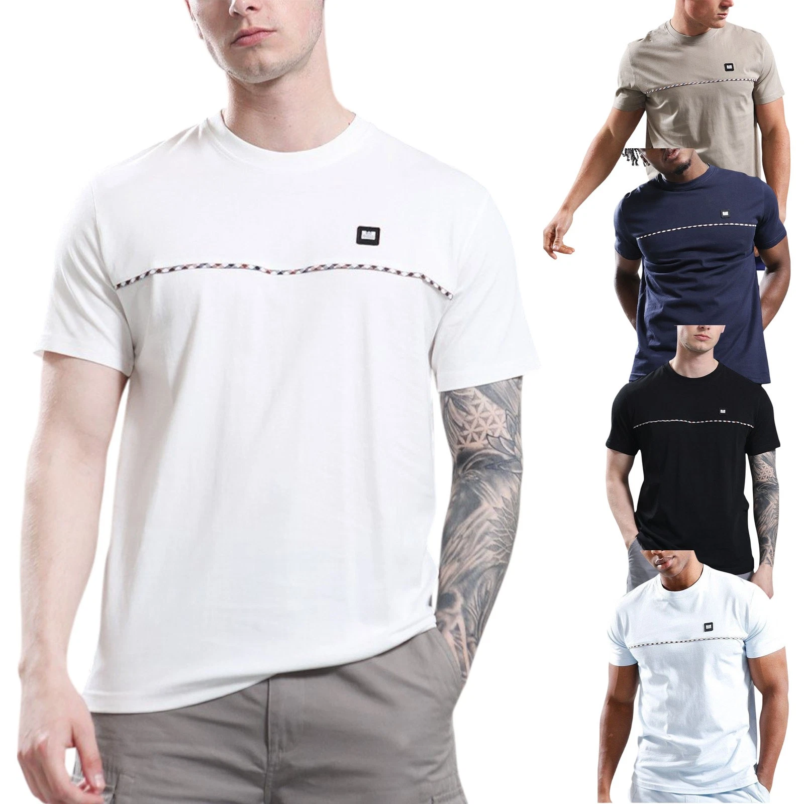 Weekend Offender Mens T Shirts Crew Neck Short Sleeve Summer Pullover Cotton Top