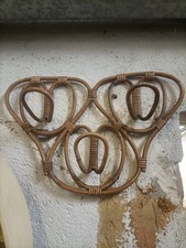 ATTACCAPANNI IN  VIMINI RATTAN ANNI 70 VINTAGE (FRANCO ALBINI FRANCA HELG style)
