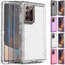 For Samsung Galaxy Note 20 Ultra Heavy Duty Case Clear Cover / Screen Protector