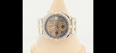 Breitling 1884 chronomat stainless steel & 18k solid gold 40mm men's watch 7''