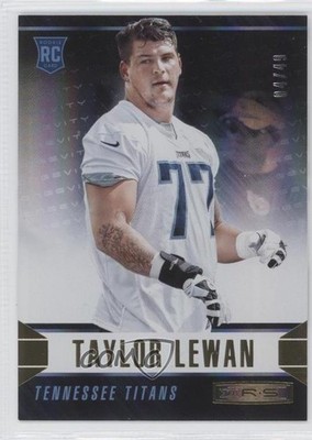 2014 Panini Rookies & Stars Longevity Parallel Gold 4/49 Taylor Lewan RC 0o7g