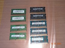 Lot of 9 MIXED 2GB, 4GB  8GB PC3L-12800S DDR3/L 1600MHz Laptop Memory SODIMM