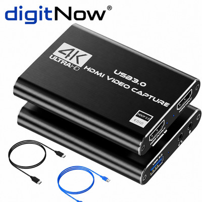UK 4K Audio Video Capture Card To USB 3.0 HDMI Video Capture Device Full HD