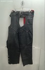 Harley Davidson Mens Black Leather Outdoor Motorcycle Chaps Size XL