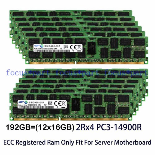 Samsung 16GB/32GB/64G PC3-14900R DDR3-1866MHz ECC REG RDIMM Server Ram 16 GB lot - Picture 10 of 11