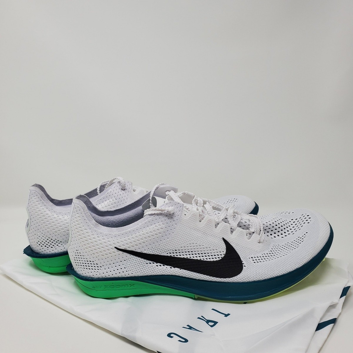 Nike ZoomX Dragonfly 2 Track Spikes White Blue Green FD8413-102