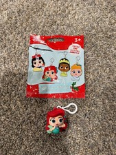 New Disney Little Mermaid 3D Ariel Bag Clip Key Chain