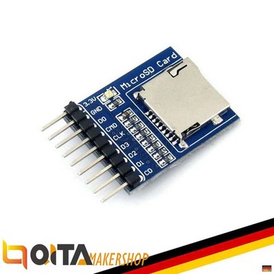 Waveshare Micro SD Storage Board Micro SD Card Module SDIO/SPI Speicherplatine