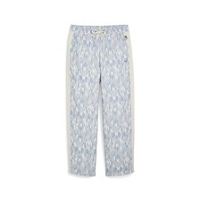PUMA Basketball Nostalgia T7 Chino Pants Mens Blue Casual Athletic Bottoms 62403