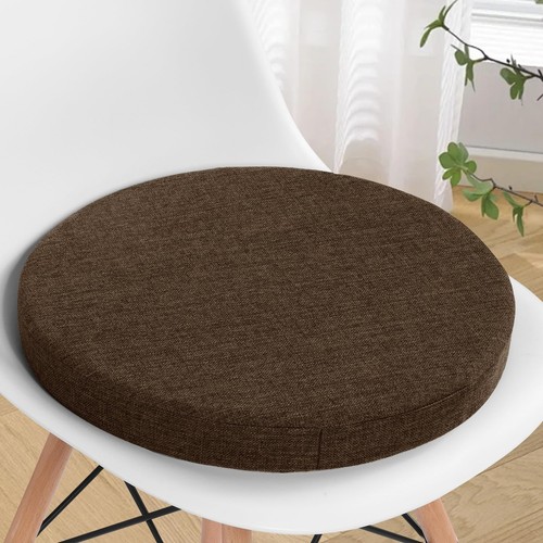 Round Chair Cushion Bar Stool Seat Cushion for Kitchen Dining Office Chairs S... - Picture 8 of 9