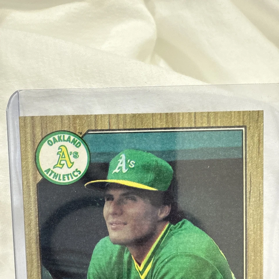 Jose Canseco 1987 Topps #620 Oakland A’s tarjeta error raro como nuevo 🔥  Foto 4 de 4