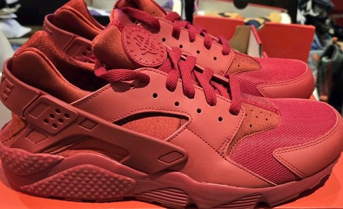 Nike Air Huarache Triple Red Varsity 318429-660 Men's Size 12 - Picture 6 of 8