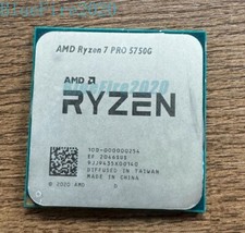 AMD Ryzen 7 PRO 5750G AM4 CPU Processor 3.8 GHz 8 Core 16 thr 65W R7 PRO 5750G