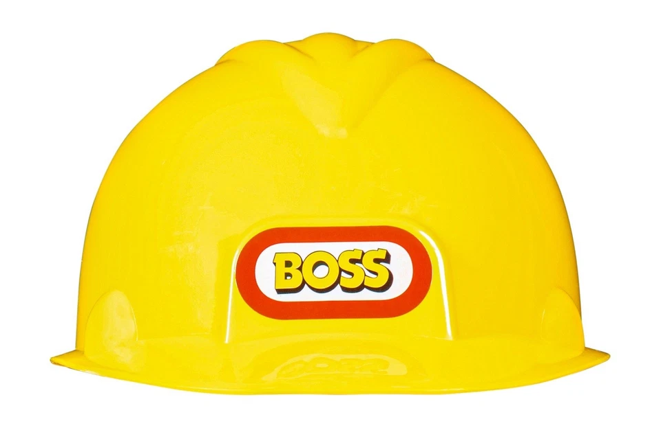 Dress Up America Hard Hat for Kids - Yellow Construction Helmet for Toddlers - Image 3 of 4