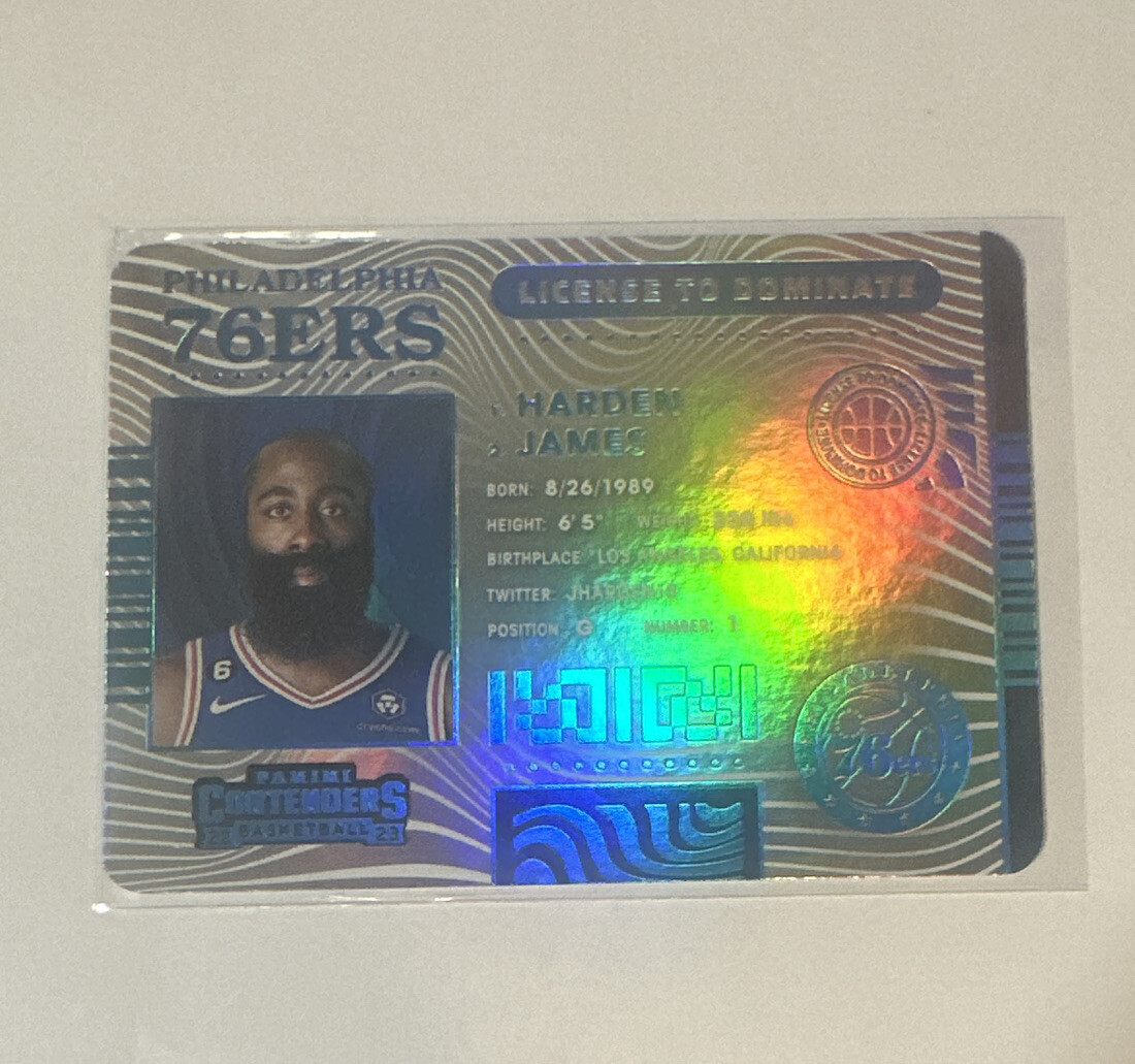2022-23 Contenders License To Dominate James Harden SSP
