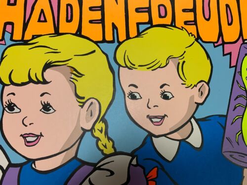 Frank Kozik - 1996 - Rolling Stone Presents "Schadenfreude" Poster S&N AP - Picture 2 of 5