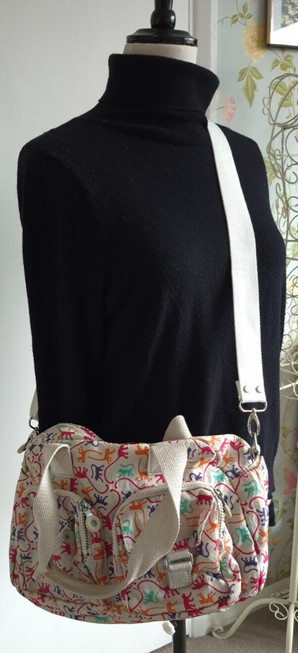 KIPLING DEFEA 'Monkey Mania' Shoulder/Hand Bag wi… - image 2