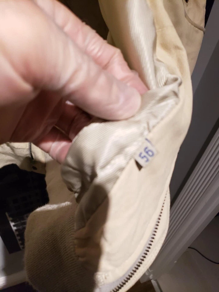 SERAPHIN VINTAGE PEAU SKIN LEATHER JACKET SIZE 56 FRANCE ZEBRA LION MAP Wilsons - Image 4 of 4