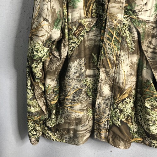 Gamehide Camo Jacket Mens 4X Advantage Max1 Mesh Lined Full Zip Hooded Hunting - Picture 12 of 17
