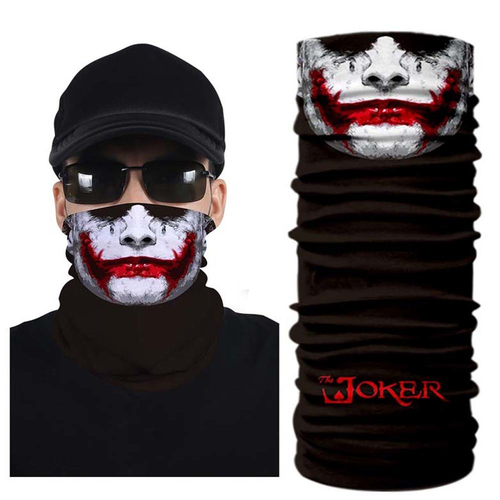 Men's Seamless Neck Gaiter Balaclava Halloween Ski Face Tube Bandana Headwear US - Picture 23 of 32