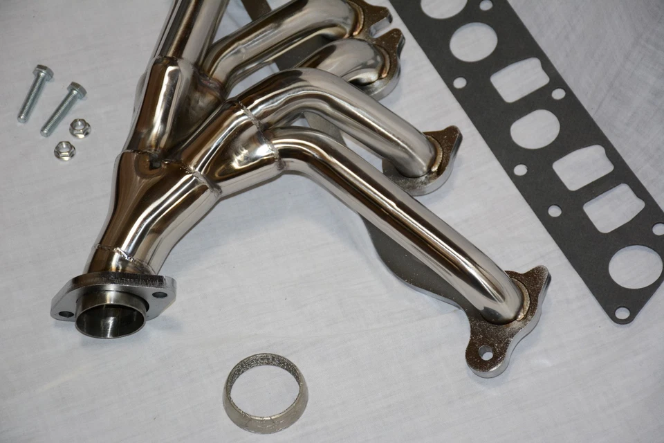 For 1991-1999 Jeep Wrangler Cherokee 4.0L Polished Stainless Headers TJ YJ XJ ZJ - Image 2 of 4