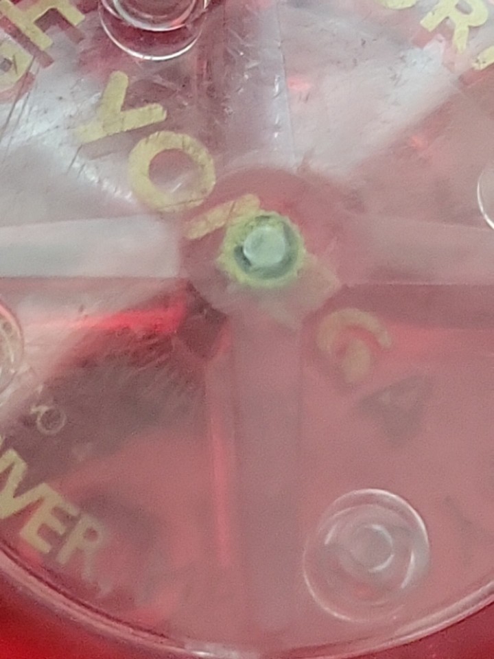 Vintage Yomega High Performance YoYo Fall River MA Clear Plastic Pat