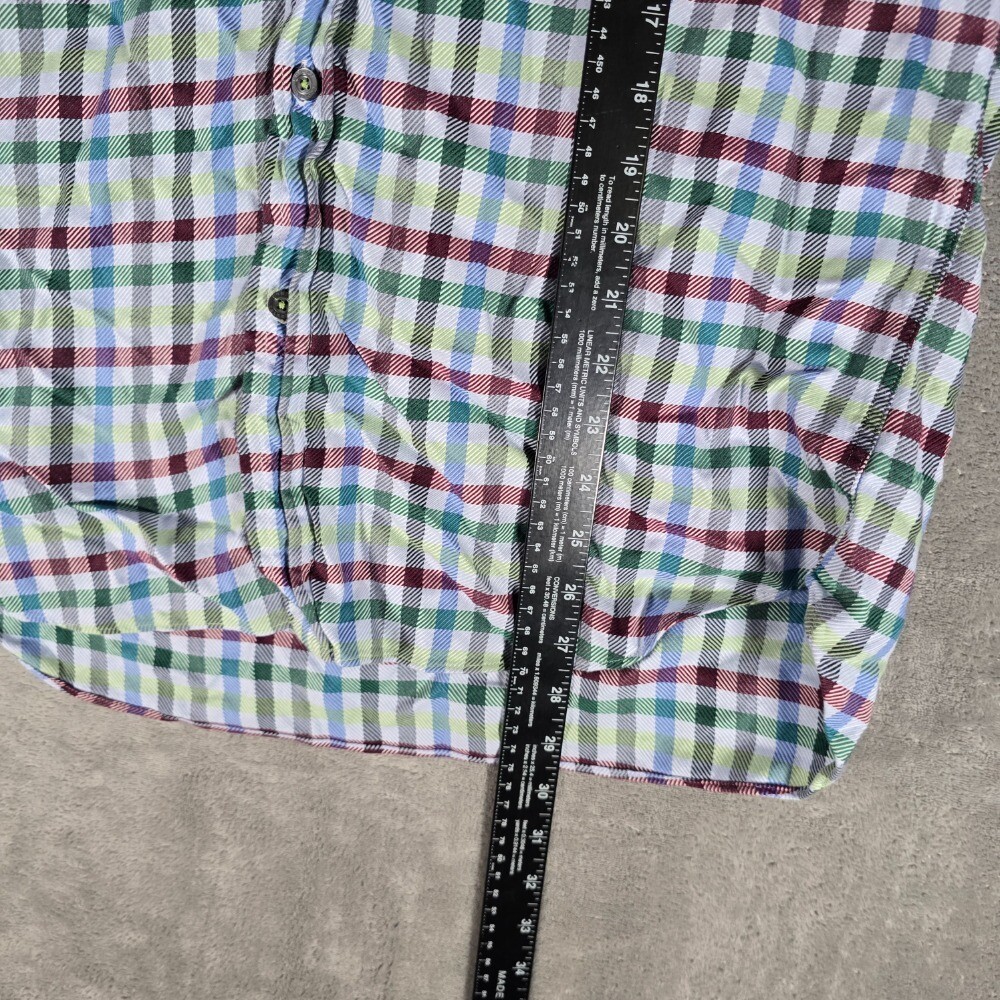 Robert Talbott Classic Plaid Button Down Long Sle… - image 4