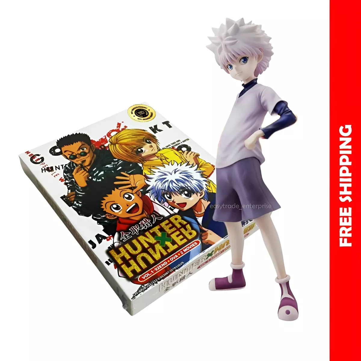 Hunter x Hunter Complete Series English Subtitle Vol 1-92 End +OVA+2 Movie  DVD