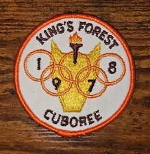 Vintage King s Forest 1978 Cuboree Canadian Boy Scouts Patch